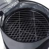 ONIVA – a Picnic Time brand Caliente Portable Charcoal Grill & Cooler Tote, Take Anywhere BBQ Grill with Cooler Bag, Grill for Outdoor Use, (Black with Gray Accents)