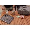 PICNIC TIME Bar Backpack 16-Piece Portable Cocktail Set, Portable Bar Case with Cocktail Shaker Set, (Gray)