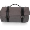 PICNIC TIME Barkeep Bar Tool Roll Up Kit, Professional Bartender Set, Travel Bar Set, (Gray with Black Accents)
