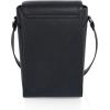PICNIC TIME Barossa Two Bottle Leatherette Wine Tote Bag, Wine Bottle Carrier Tote, Picnic Bag, Wine Cooler Bag, (Black)