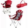 PICNIC TIME Coca-Cola Enjoy Coke Reclining Camp Chair, Beach Chair for Adults, Sports Chair with Carry Bag, (Dark Red)