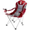PICNIC TIME Coca-Cola Enjoy Coke Reclining Camp Chair, Beach Chair for Adults, Sports Chair with Carry Bag, (Dark Red)