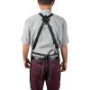 PICNIC TIME Collins Mixologist Apron Made in Black Waxed Canvas Vegan Leather with Corkscrew and Bottle Opener, Features Numerous Pockets and Folds to Easy-to-Carry Tote (Gray with Black Accents)