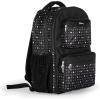 PICNIC TIME Disney Classic Mickey Mouse Park Tripper Day Bag, Cooler Backpack, Soft Cooler Backpack, Insulated Lunch Bag, Disneyland & Disney World Backpack, (Black with White Pattern)