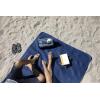 PICNIC TIME Disney Lilo & Stitch Scrump Blanket Tote Outdoor Picnic Blanket, Beach Blanket, Camping Blanket, (Navy Blue with Black Flap)