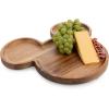 PICNIC TIME Disney Mickey Mouse 16″ Acacia Serving Board with Groove, (Acacia Wood)