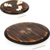 PICNIC TIME Disney Mickey Mouse Lazy Susan Serving Tray, Charcuterie Board, Cheese Board, (Acacia Wood)