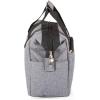 PICNIC TIME Disney Mickey Mouse On The Go Insulated Lunch Bag, Soft Cooler Lunch Box, Leak Resistant Reusable Lunch Tote, Work Lunchbox, Thermal Cooler Bag with Dual Compartments (Heathered Gray)