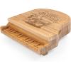 PICNIC TIME Disney Mickey Mouse Piano Cheese Board and Cheese Knife Set, Charcuterie Board, Serving Board, (Bamboo)