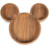 PICNIC TIME Disney Mickey Mouse Two Tier Serving Tray, Disney Serving Set, (Mango Wood)(Disney Mickey Mouse – Mango Wood)