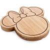 PICNIC TIME Disney Minnie Mouse Head Shaped Cheese Board with Tools, (Parawood)