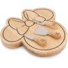 PICNIC TIME Disney Minnie Mouse Head Shaped Cheese Board with Tools, (Parawood)