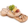 PICNIC TIME Disney Minnie Mouse Head Shaped Cheese Board with Tools, (Parawood)