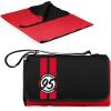 PICNIC TIME Disney Pixar Cars Lightning McQueen Blanket Tote Outdoor Picnic Blanket, Beach Blanket, Camping Blanket, (Red with Black Flap)