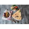 PICNIC TIME Disney Pixar Ratatouille Swiss Cheese Board & Knife Set, Charcuterie Board, Serving Platter, (Parawood)