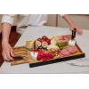 PICNIC TIME Formaggio Cheese Board with Chalkboard Cheese Makers, Charcuterie Board and Food Labels, Acacia Wood Cutting Board, (Acacia Wood)