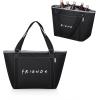 PICNIC TIME Friends Topanga Tote Cooler Bag, Soft Cooler Bag, Picnic Cooler, (Black)