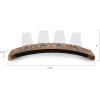 PICNIC TIME Lowlands Whiskey Flight Tasting Set, Glencairn® Glasses, Whiskey Tasting Kit, Whiskey Gift Set, (Acacia Wood)