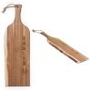 PICNIC TIME NCAA Arizona Wildcats Artisan 24″ Acacia Charcuterie Board with Raw Wood Edge, Cheese Board, Serving Platter, (Acacia Wood)