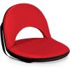 PICNIC TIME NCAA Arkansas Razorbacks Oniva Stadium Seat – Reclining Bleacher Seat with Back Support – Beach Seat