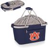 PICNIC TIME NCAA Auburn Tigers Metro Shopping Basket – Insulated Picnic Basket – Collapsible Market Basket – Utility Tote Cooler Bag
