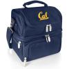 PICNIC TIME NCAA Nebraska Cornhuskers Pranzo Lunch Bag – Insulated Lunch Box with Picnic Set – Lunch Cooler Bag(Navy Blue)