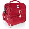 PICNIC TIME NCAA Nebraska Cornhuskers Pranzo Lunch Bag – Insulated Lunch Box with Picnic Set – Lunch Cooler Bag(Red)