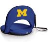 PICNIC TIME NCAA Unisex-Adult NCAA Oniva Portable Reclining Seat(Navy Blue)