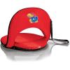 PICNIC TIME NCAA Unisex-Adult NCAA Oniva Portable Reclining Seat(Red)