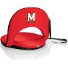 PICNIC TIME NCAA Unisex-Adult NCAA Oniva Portable Reclining Seat(Red)