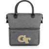 PICNIC TIME NCAA Unisex-Adult NCAA Urban Lunch Bag, Cooler Lunch Tote, Insulated Lunch Bag(Gray with Black Accents)