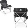 PICNIC TIME NFL Unisex-Adult NFL PT-XL Heavy Duty Camping Chair, XL Beach Chair, 400 lb Capacity Camp Chair(Black)