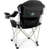 PICNIC TIME NHL Buffalo Sabres Reclining Camp Chair, Beach Chair for Adults, Sports Chair with Carry Bag, (Black with Gray Accents)