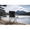 PICNIC TIME NHL PTZ Camp Chair, Picnic Chair, Beach Chair with Carrying Bag, (Black)
