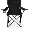PICNIC TIME NHL PTZ Camp Chair, Picnic Chair, Beach Chair with Carrying Bag, (Black)