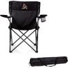 PICNIC TIME NHL PTZ Camp Chair, Picnic Chair, Beach Chair with Carrying Bag, (Black)