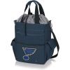 PICNIC TIME NHL Unisex-Adult NHL Activo Cooler Tote Bag(Navy Blue with Gray Accents)