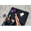 PICNIC TIME ONIVA – a Brand – Disney Lilo and Stitch Blanket Tote Outdoor Picnic Blanket – Beach Blanket – Camping Blanket, (Black with Black Exterior)