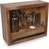 PICNIC TIME Old Fashioned Bar Set, Professional Bartender Kit, Cocktail Shaker Set, Bar Accessories with Wood Gift Box, (Mango Wood)