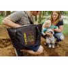 PICNIC TIME Star Wars Darth Vader Tarana Cooler Bag Tote made with Recycled Materials, Soft Cooler Tote Bag, Upcycled Picnic Cooler, (Carbon Black)