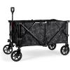 Picnic TIME Disney Mickey Mouse Adventure Wagon XL, Folding Wagon, Beach Wagon, Sport Utility Wagon, (Black)
