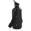 Picnic TIME Disney Nightmare Before Christmas Jack Skellington Bottle Cooler Tote with Bottle, Water Bottle Carrier, (Black & White)