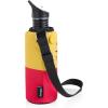 Picnic TIME Disney Winnie The Pooh Bottle Cooler Tote with Bottle, Insulated Water Bottle Carrier, (Red & Yellow)