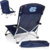 Picnic TIME NCAA Tranquility Beach Chair with Carry Bag – Low Beach Chair for Adults – Low Lawn Chair(Navy Blue)