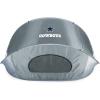 Picnic TIME NFL Manta Portable Beach Tent – Pop Up Tent – Beach Sun Shelter Pop Up(Black/Gray)