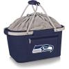 Picnic TIME NFL Metro Basket Collapsible Cooler Tote(Navy Blue)