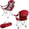 Picnic TIME NFL Unisex-Adult NFL Reclining Camp Chair, Beach Chair for Adults, Sports Chair with Carry Bag(Dark Red)
