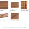 Picnic TIME Ventana Cheese Board and Knife Set, Tempered Glass and Acacia Cheese Boards Charcuterie Boards, Serving Platter, (Acacia Wood)