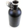 Stainless Steel 64-Ounce Beer Growler by LEGACY – a Picnic Time Brand, Silver Finish(Black Matte Finish)