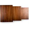 TOSCANA – a Picnic Time Brand Etage Nested Acacia Wood Serving Pedestals, Set of 3